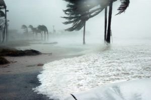 Hurricane in Key West, Florida