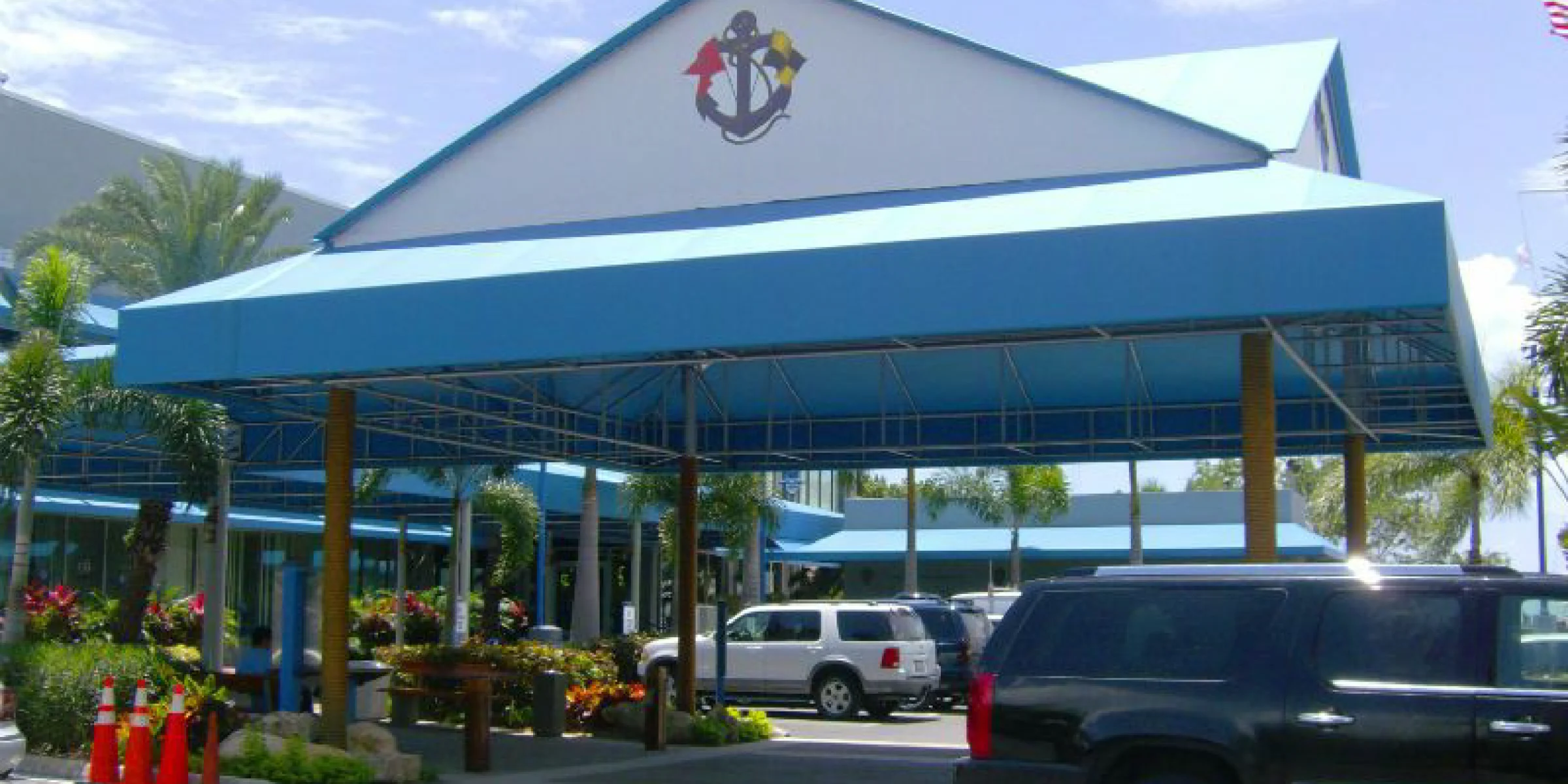 Custom Canopy & Awnings - Monty's Restaurant & Marina - Coconut Grove, FL