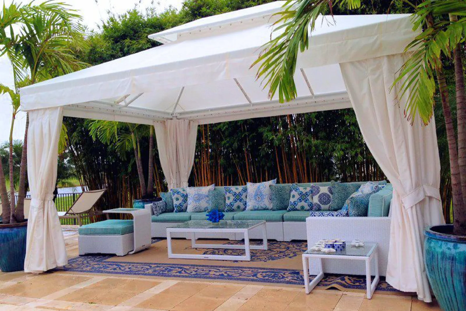 Custom Poolside Cabana - Private Residence