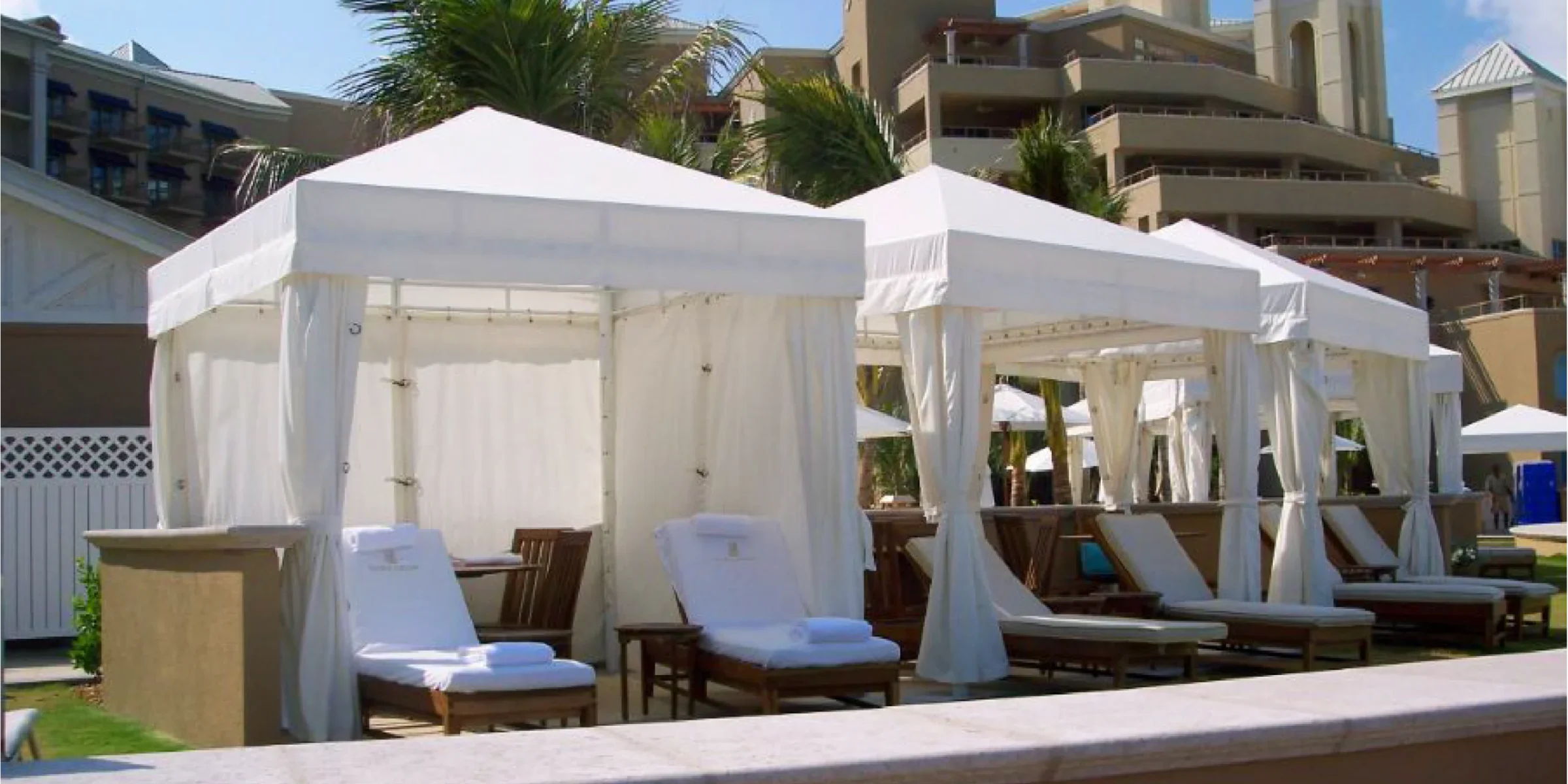 Poolside Resort Cabanas