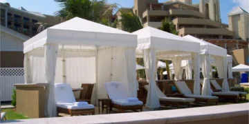 Poolside Resort Cabanas