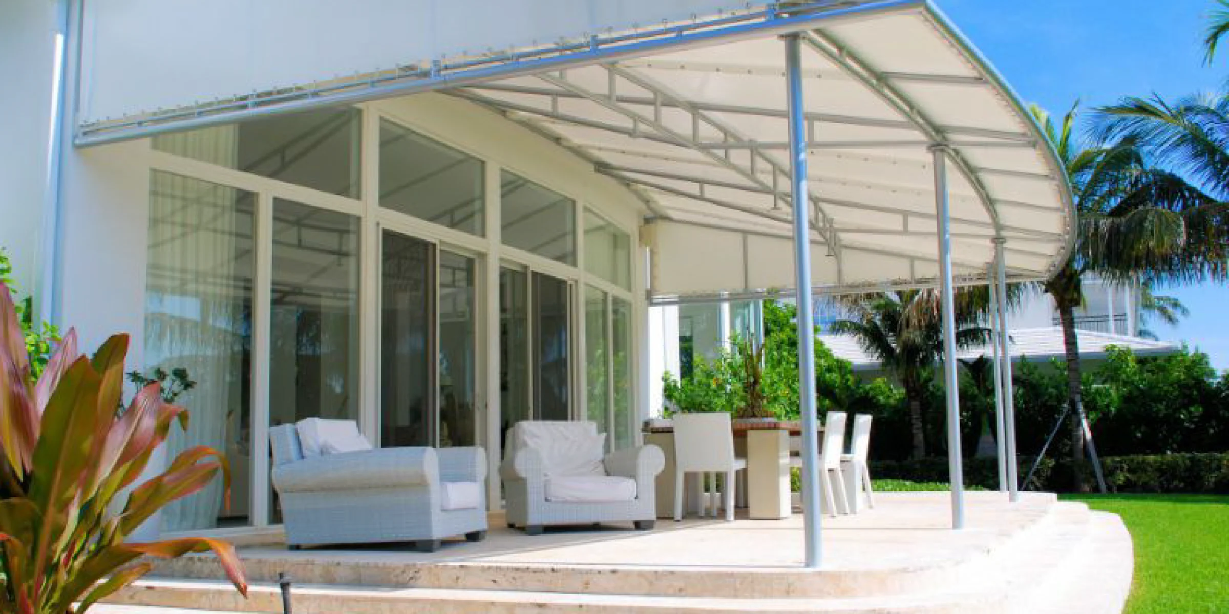 Canopy-custom-Modern-Residential-Canopy-sleek-curved-style-Miami-Awning-1000-1 Custom Residential Patio Canopy