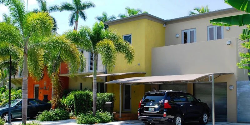 Custom Arched Residential Double Carport