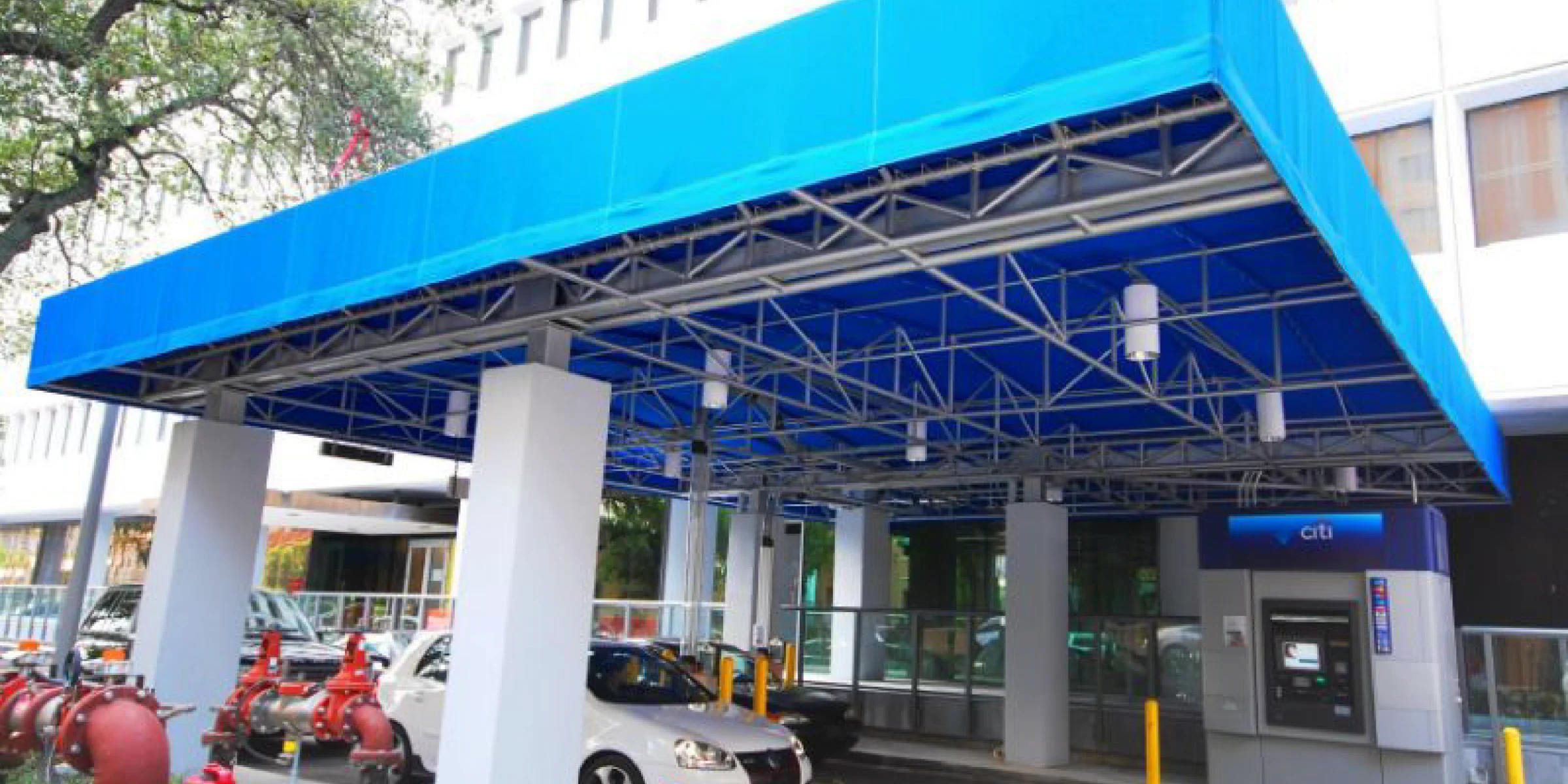 Commercial Canopy for Bank Drive-thru Teller area