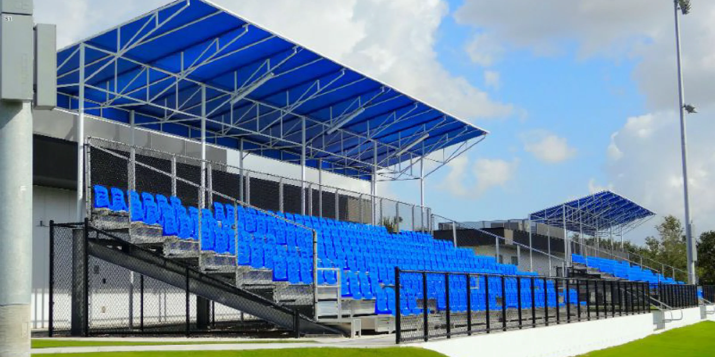 Commercial Canopy for Stadium Campbell Soccer Stadium at Lynn University