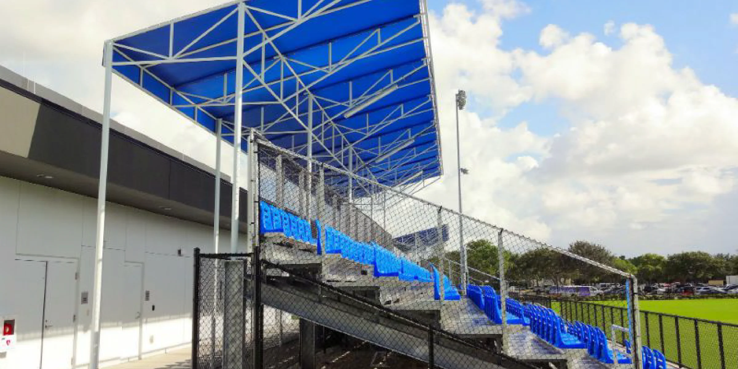 Commercial Canopy for Stadium Campbell Soccer Stadium at Lynn University