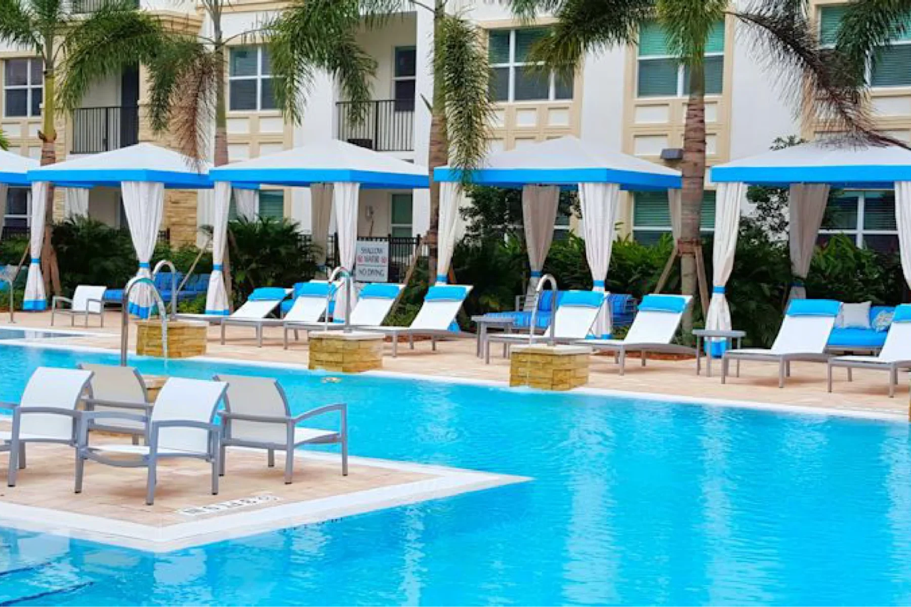 Poolside Cabanas