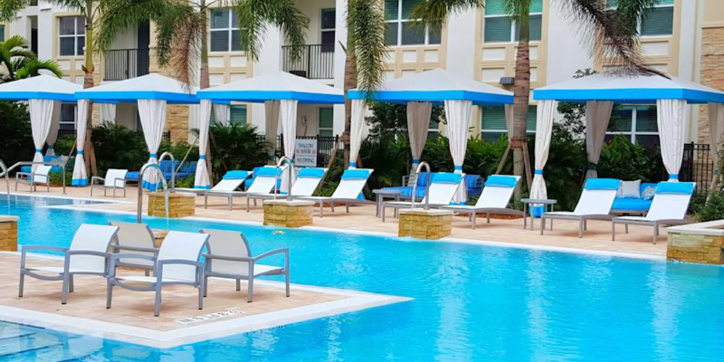 Poolside Cabanas