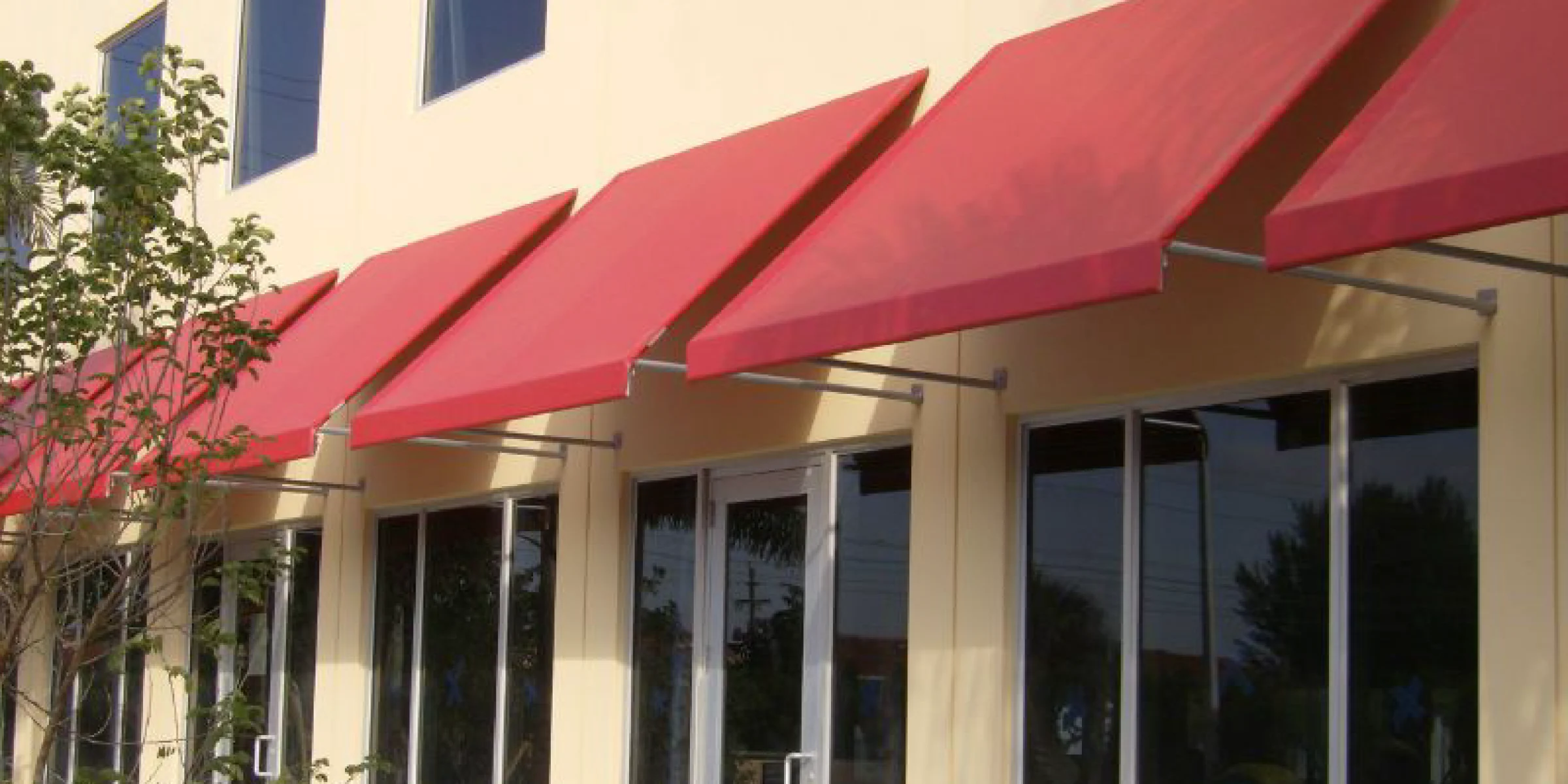 Denver-Building-S-Side-Finished Commercial Awnings - Denver Building