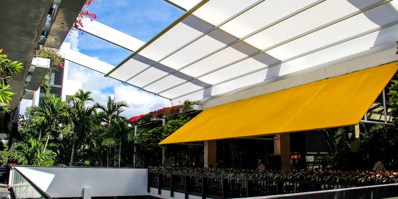 En-Fold Retractable Canopy System - Bal Harbour Shops - Bal Harbour, FL En-Fold Retractable Canopy System - Bal Harbour Shops - Bal Harbour, FL
