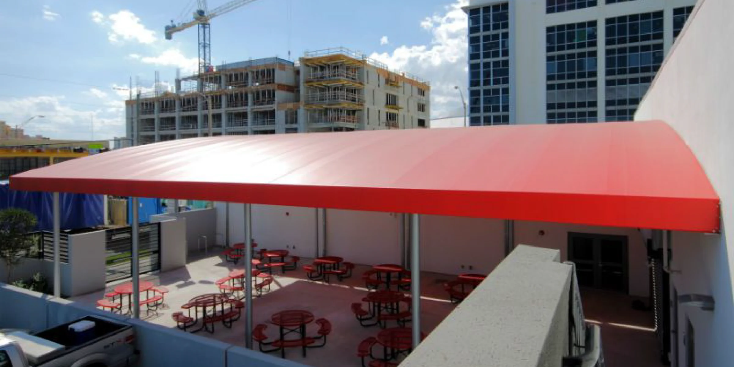 Large-Canopy-Charter-School-Slam3-Miami-Awning-Co-2 Large Canopy - Charter School Slam