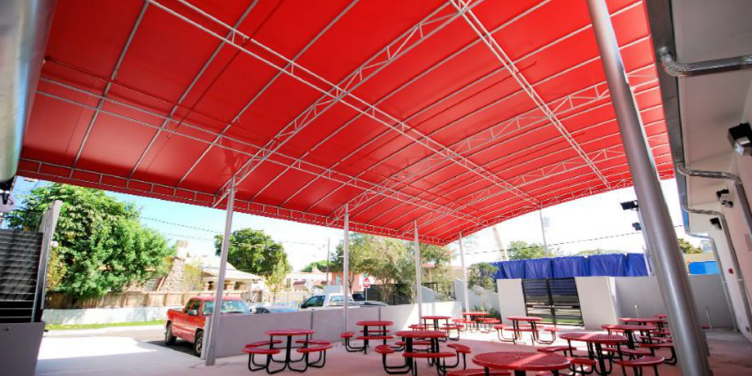 Large-Canopy-Charter-School-Slam3-Miami-Awning-Co Large Canopy - Charter School Slam