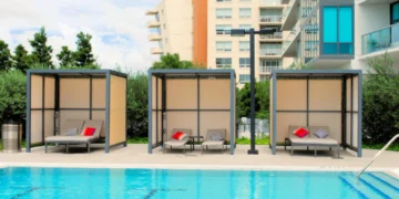 Poolside Cabanas