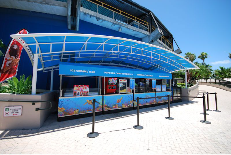 Custom Refeshment Canopy - Miami Seaquarium - Miami, FL