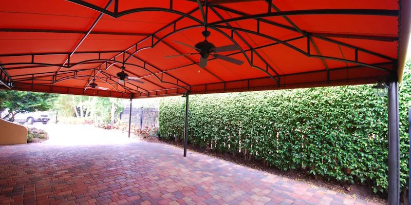 Custom Residential Carport w/ Fans