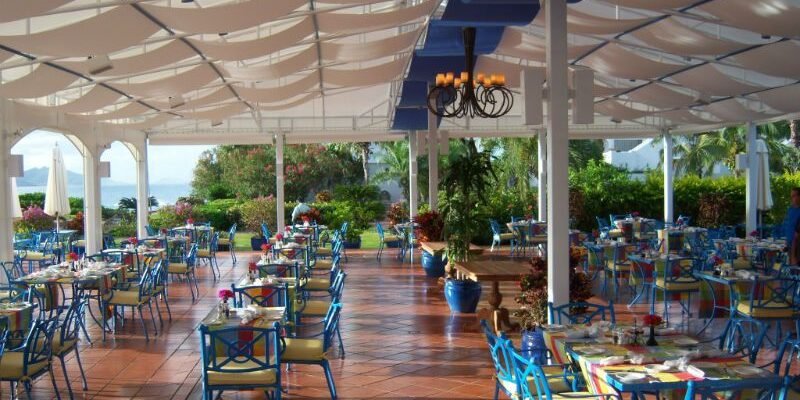 Custom Canopy w/ Roller Curtains - CuisinArt Resort and Spa - Rendezvous Bay, Anguilla