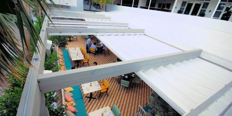 Retractable Canopy - The Confidante Hotel - Miami Beach, FL