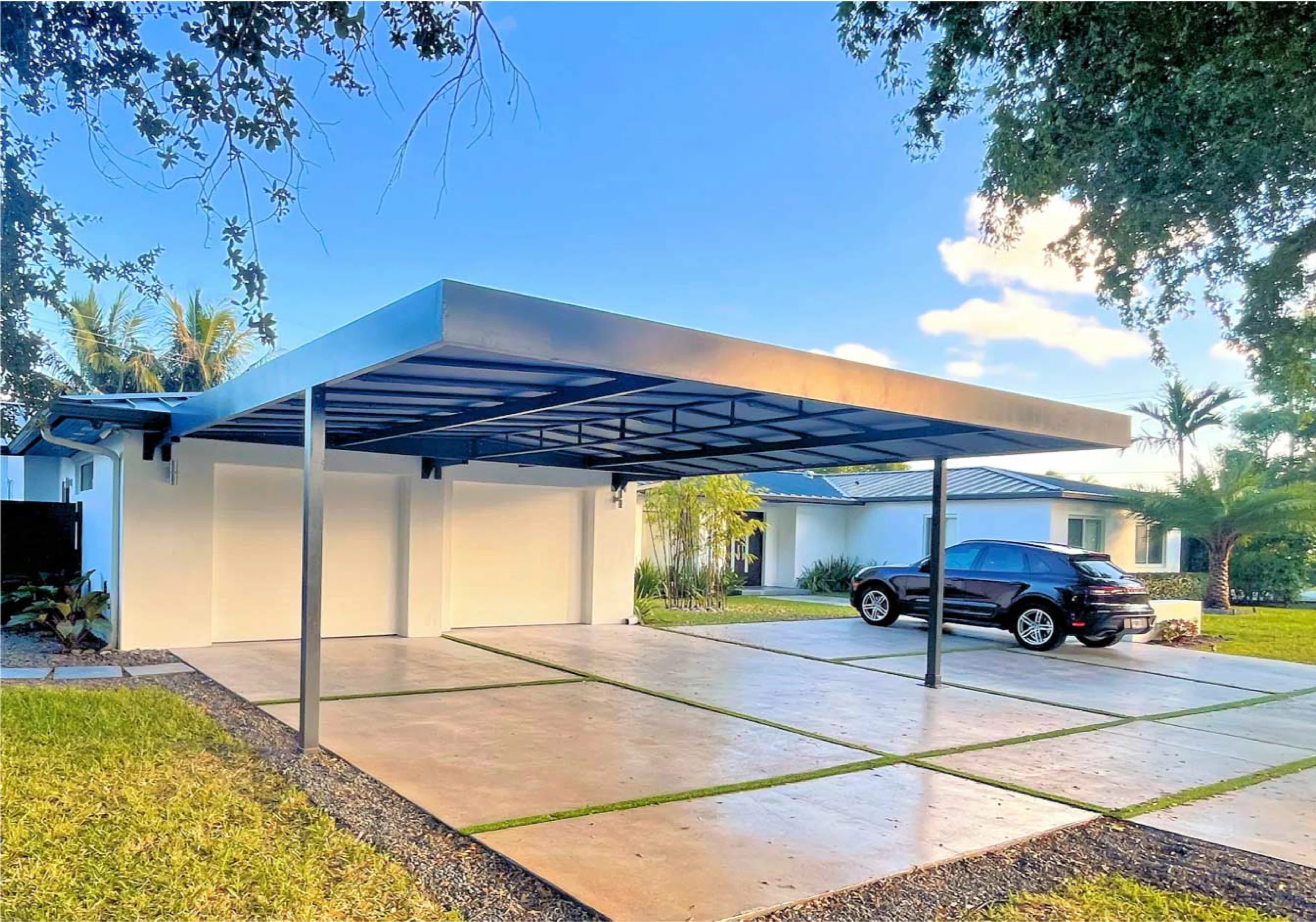 Large Architectural Modern Carport