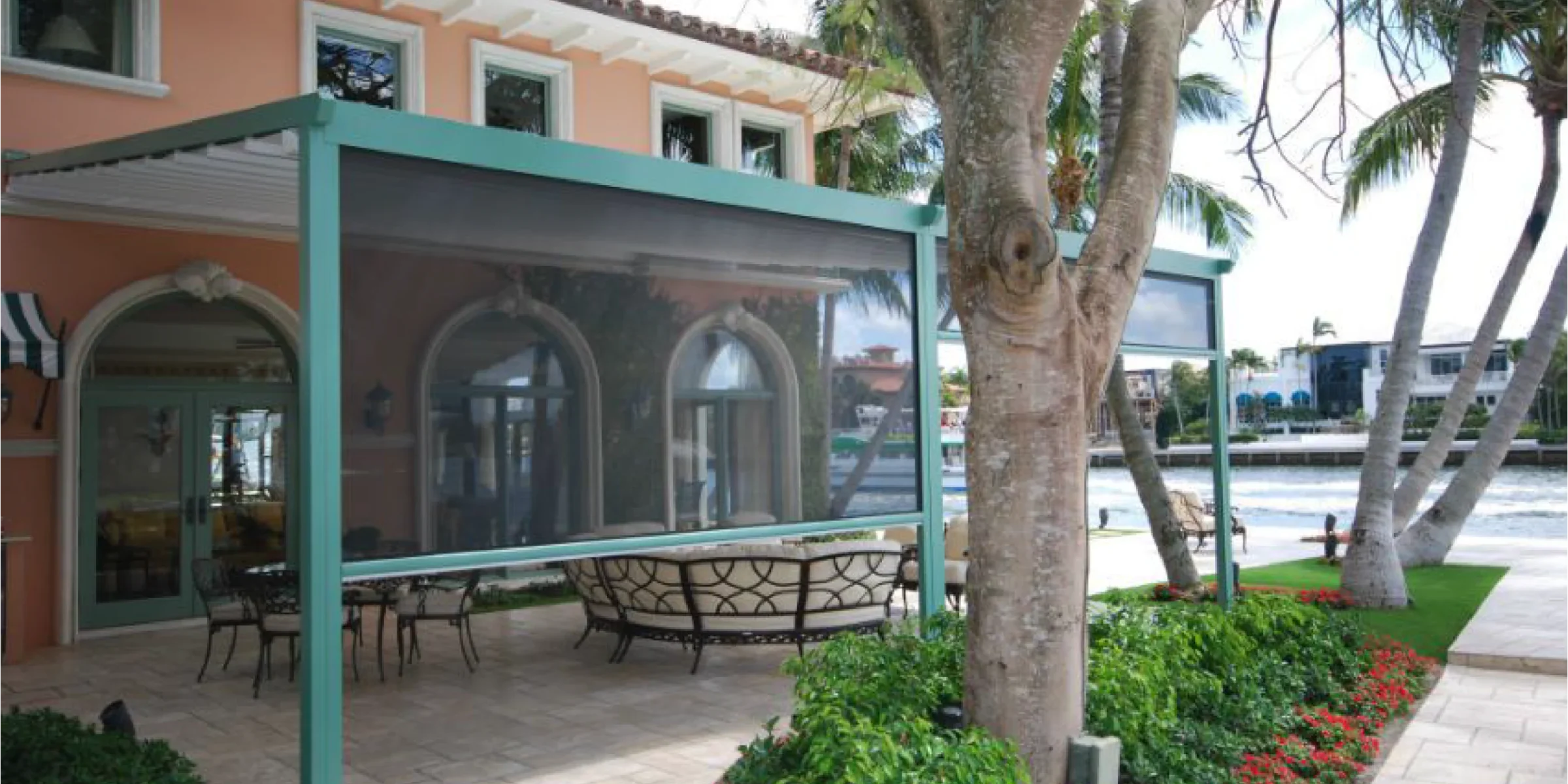 Corradi Iridium Retractable Residential Pergola